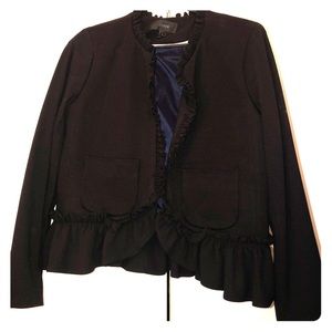 J.crew Going-Out Ruffle Blazer